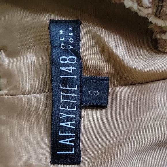 Lafayette 148 New York tweed Blazer size 8 - Picture 5 of 5